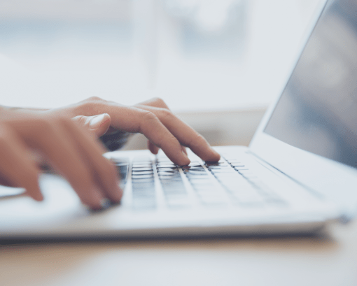 hands on MacBook IT Support